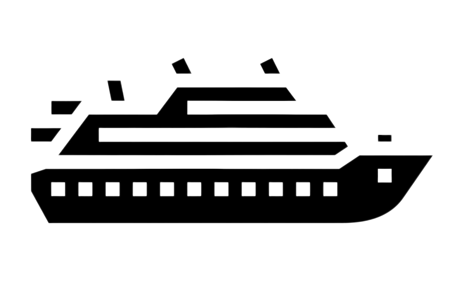 Cruise ship icon